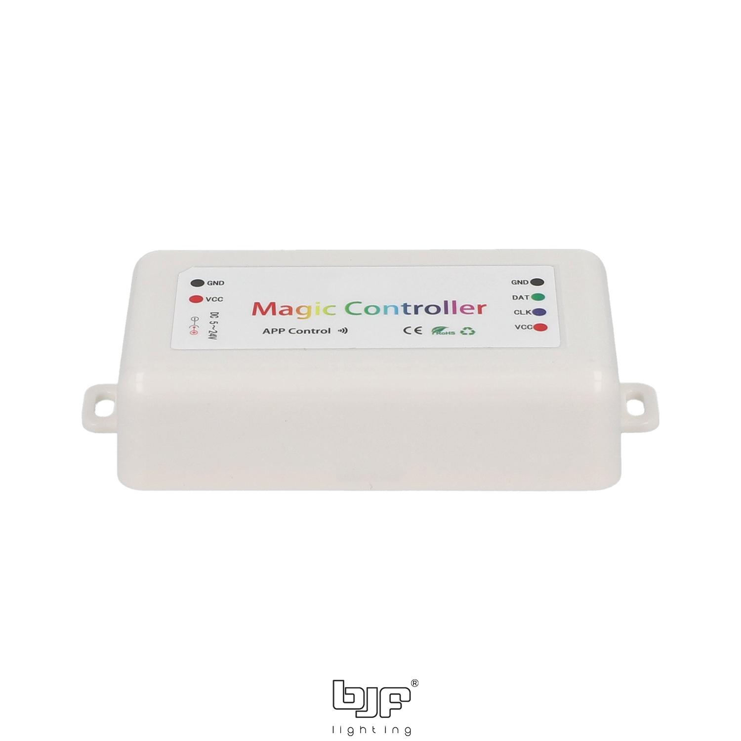 CONTROLADOR LED SPI BLUETOOTH 2048 PIXEL DC5-24V RGBW 4 Controlador Led Spi Bluetooth 2048 Pixel Dc5-24V Rgbw