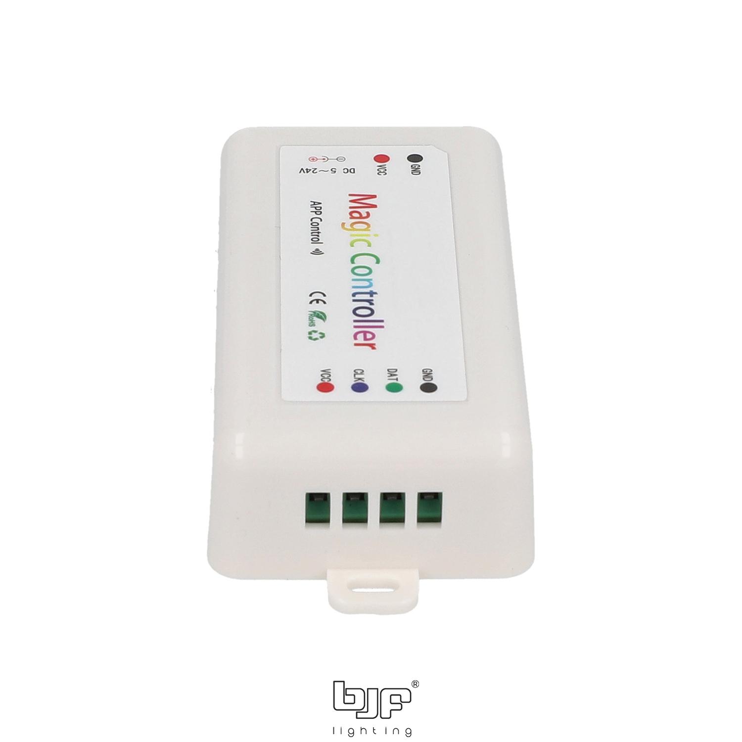 CONTROLADOR LED SPI BLUETOOTH 2048 PIXEL DC5-24V RGBW 3 Controlador Led Spi Bluetooth 2048 Pixel Dc5-24V Rgbw