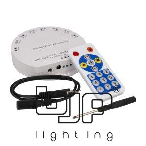 CONTROLADOR LED SPI BLUETOOTH + MANDO 8*600 PIXEL DC5-24V RGB