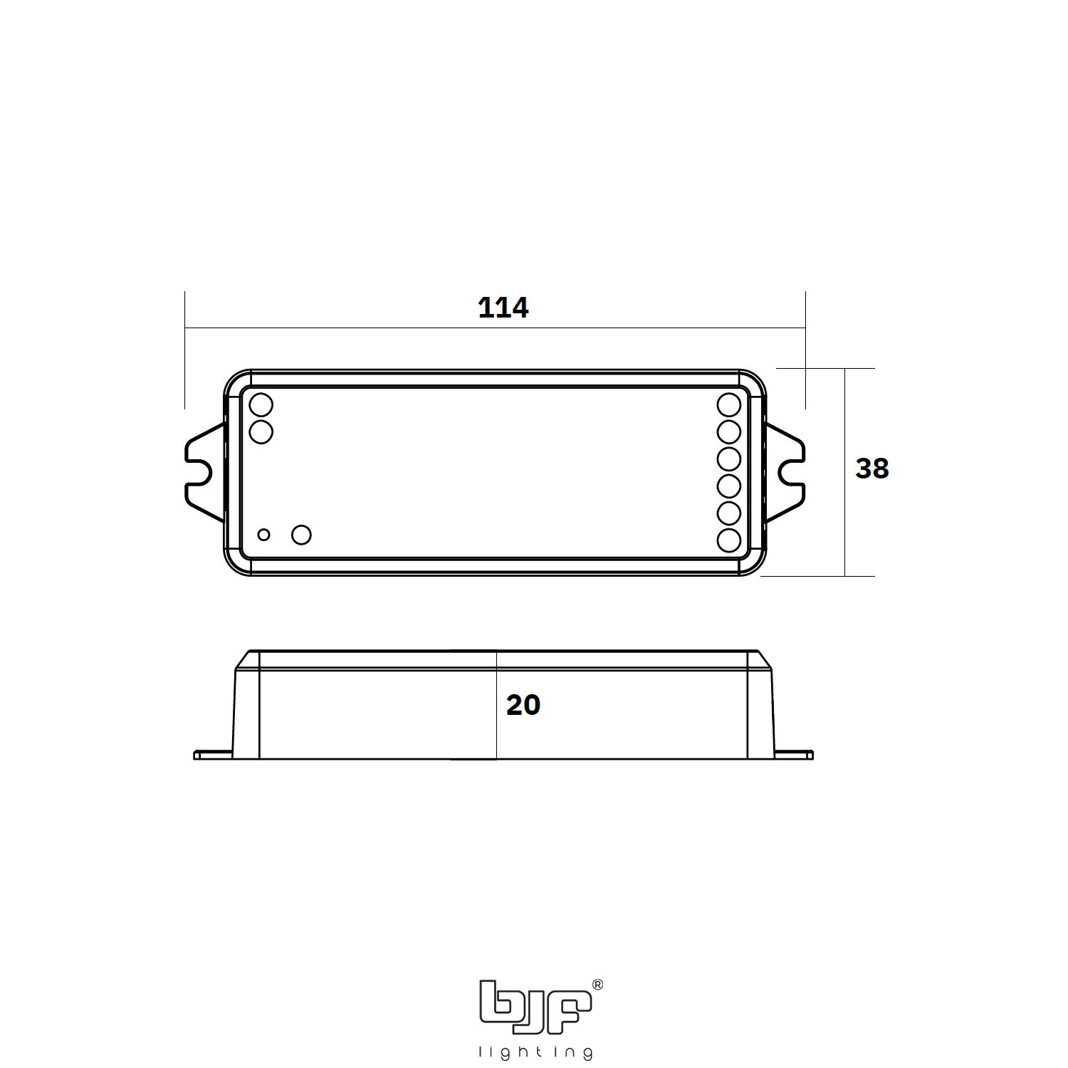 CONTROLADOR SPI 1024 PIXEL 5-24VDC 8A RGB-RGBW 5 Controlador Spi 1024 Pixel 5-24Vdc 8A Rgb-Rgbw