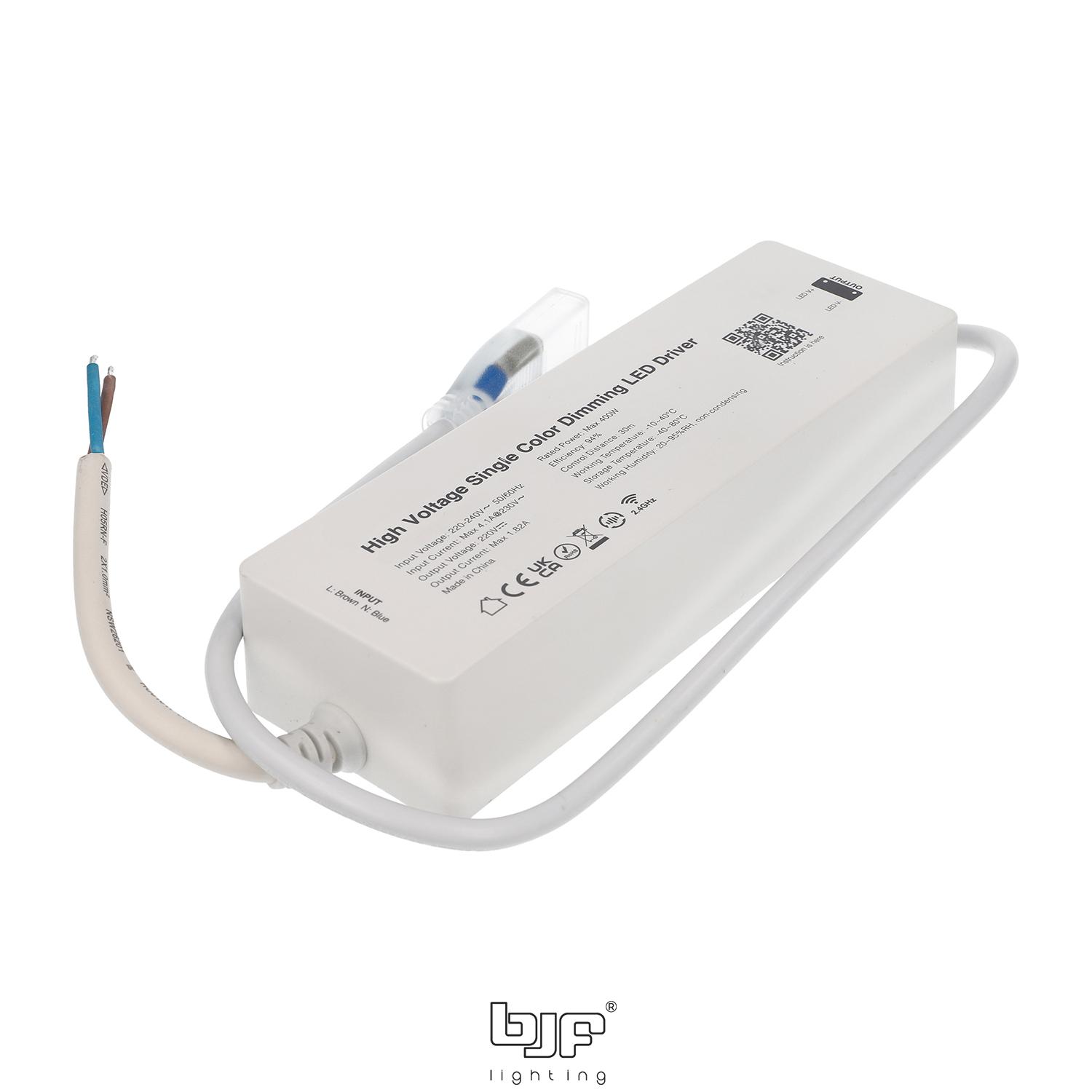 CONTROLADOR PARA TIRAS LED 230V 400W 2.4G RF MONOCOLOR 1 Controlador Para Tiras Led 230V 400W 2.4G Rf Monocolor