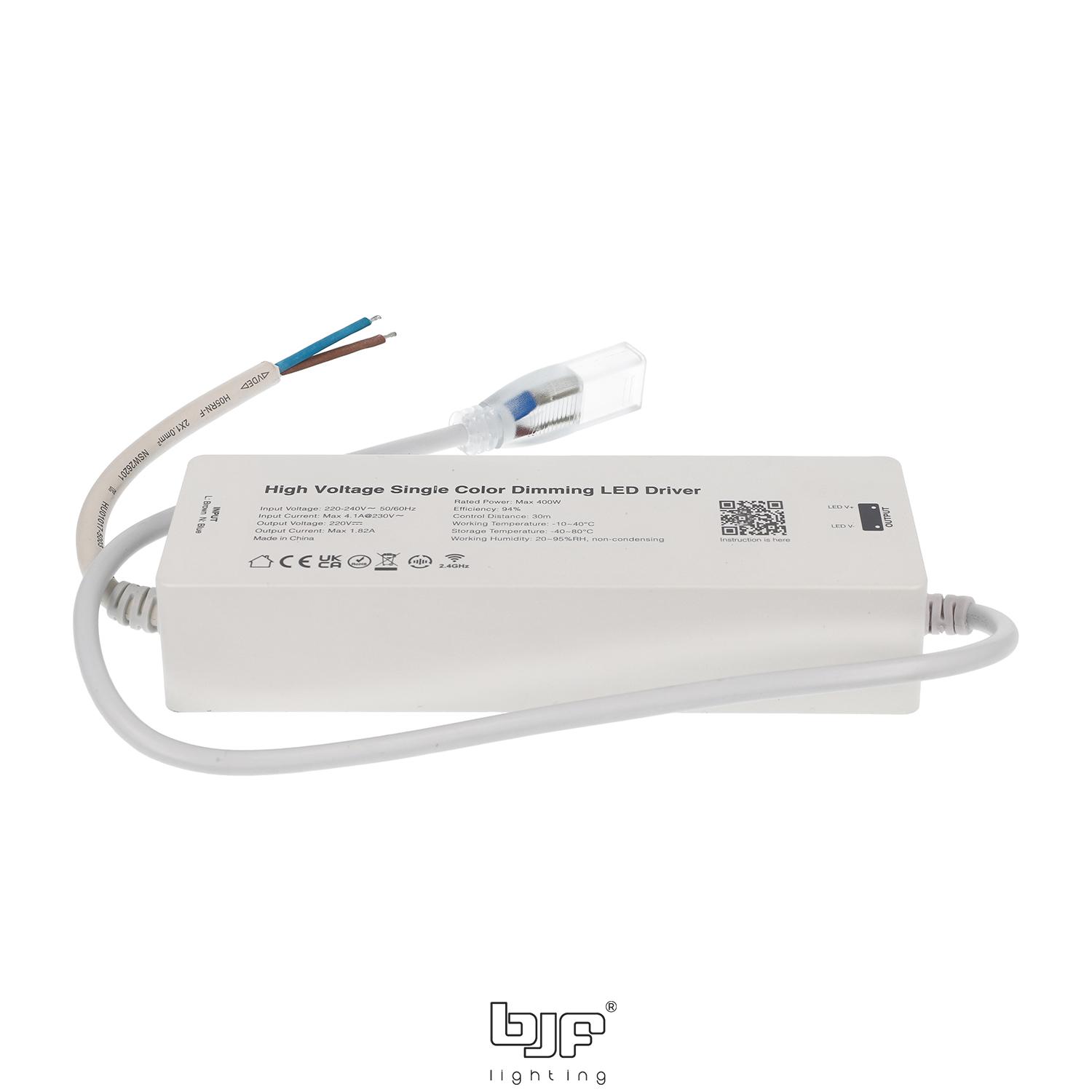 CONTROLADOR PARA TIRAS LED 230V 400W 2.4G RF MONOCOLOR 2 Controlador Para Tiras Led 230V 400W 2.4G Rf Monocolor
