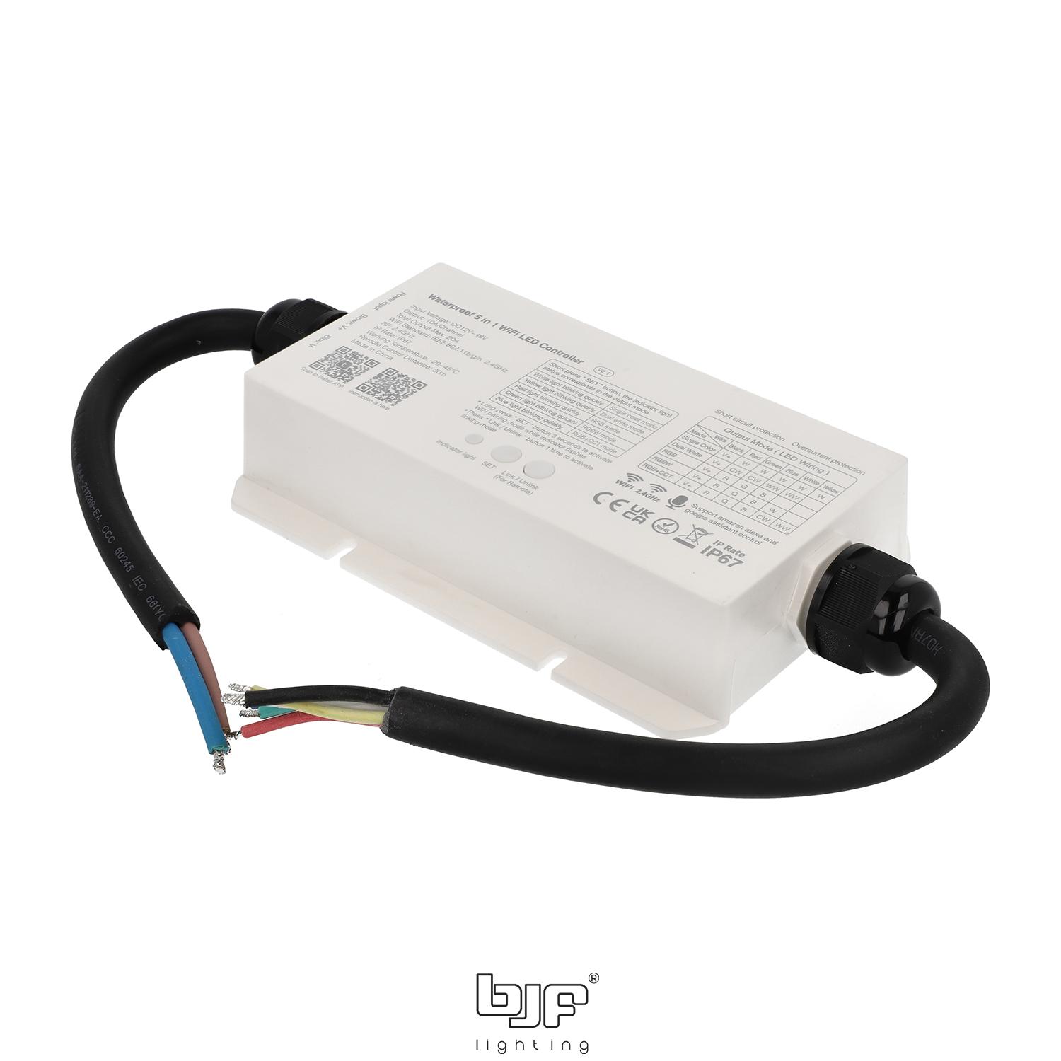 CONTROLADOR LED WIFI 5 EN 1 IP67 1 Controlador Led Wifi 5 En 1 Ip67