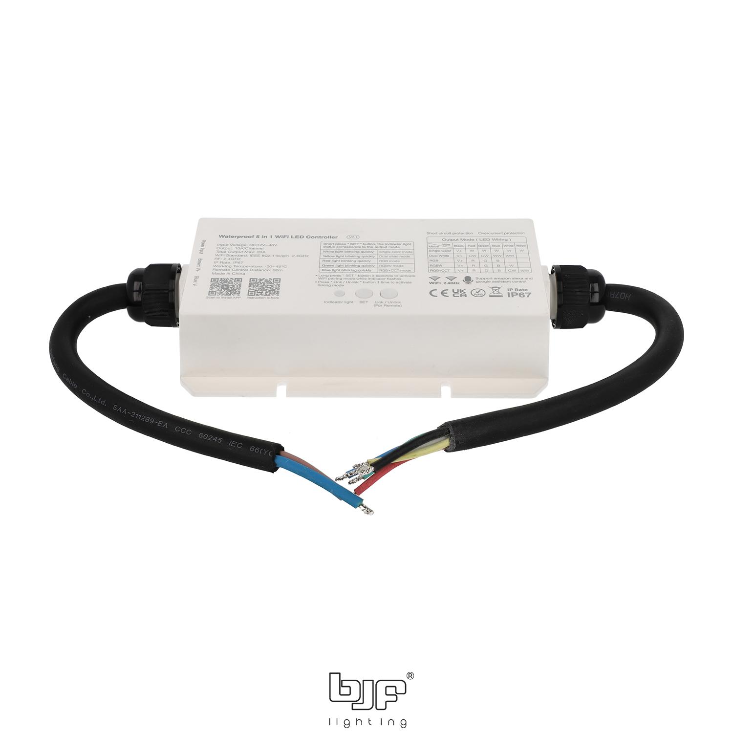 CONTROLADOR LED WIFI 5 EN 1 IP67 2 Controlador Led Wifi 5 En 1 Ip67