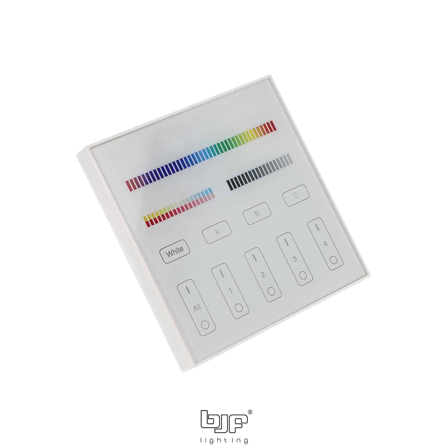 030 891 | Bjf Lighting Iluminación Led Mando Pared Dali Tactil 4 Zonas Rgbcct