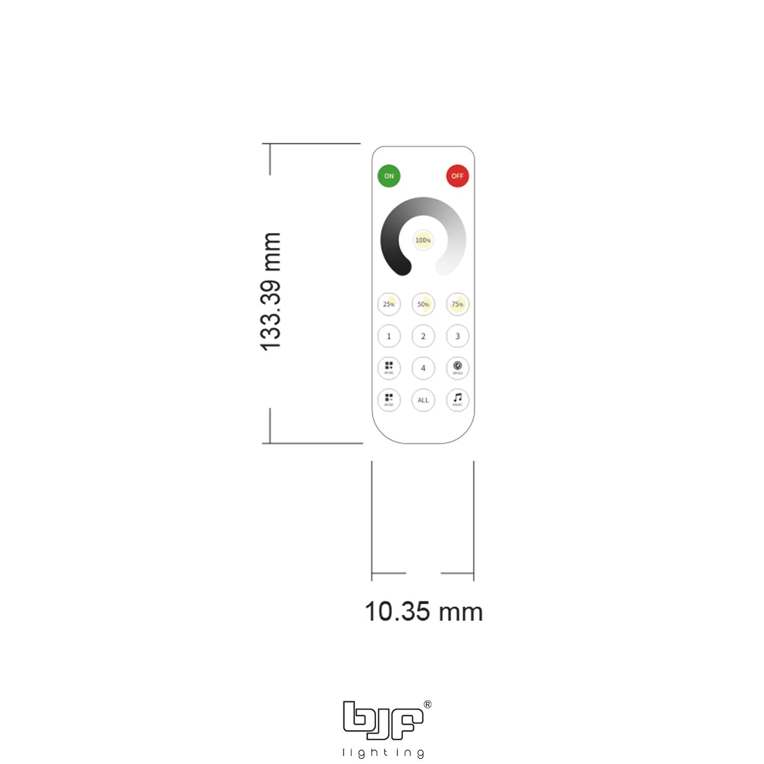 MANDO PARA CONTROLADOR 030-897 SPI 4 ZONAS MONOCOLOR-CCT 2 Mando Para Controlador Spi 4 Zonas Monocolor-Cct