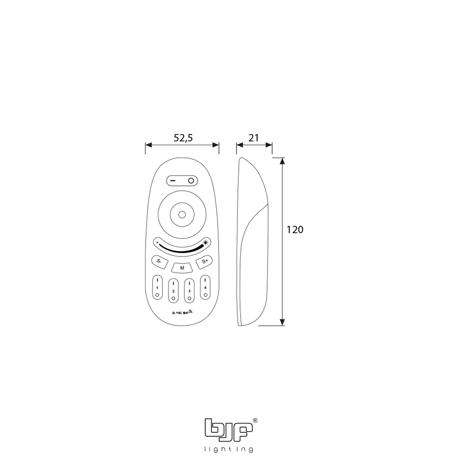 MANDO TACTIL 4 ZONAS RGB-RGBW 2 Mando Tactil 4 Zonas Rgb-Rgbw