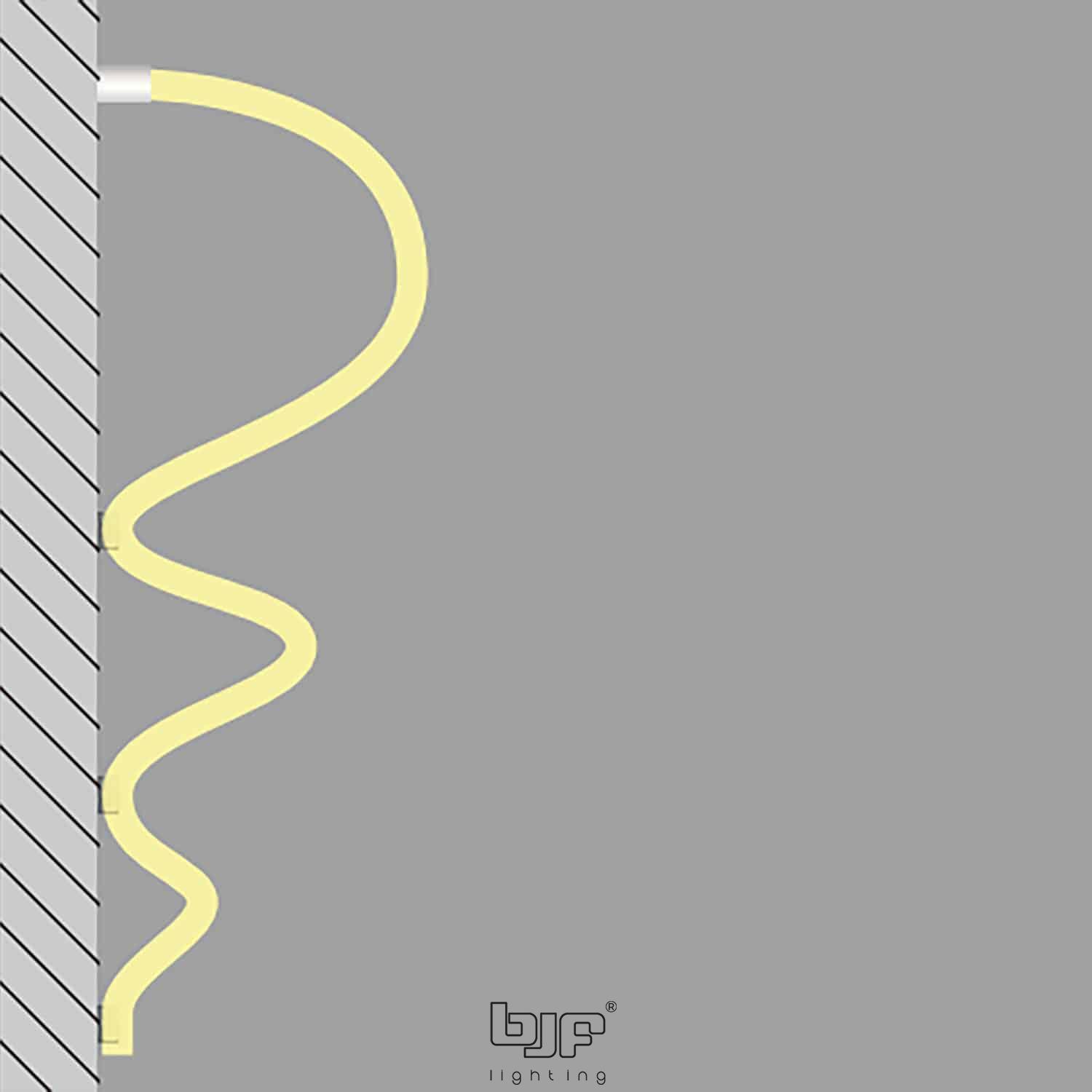 Kit De Instalacion En Pared Para Perfil Sf-07-1 Negro - Imagen 2