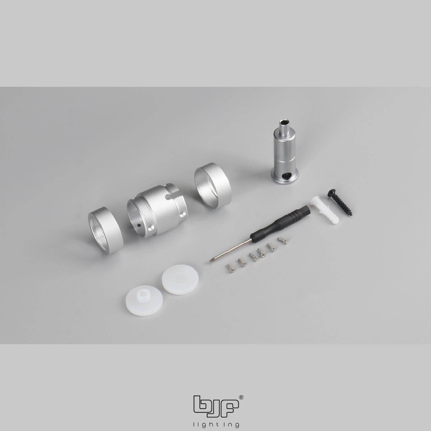Kit Suspension Circulo Para Perfil Sf-07-1 Negro - Imagen 3