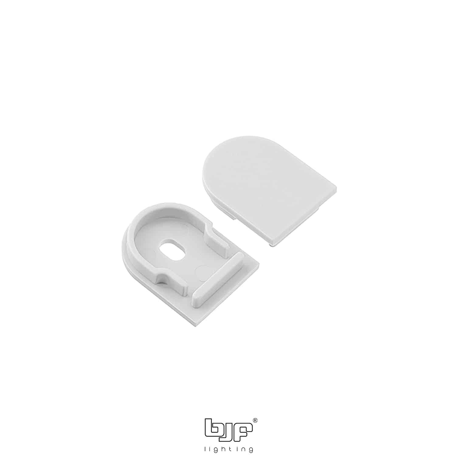 TAPA LATERAL REDONDA PERFIL L523 PLATA 1 Tapa Lateral Redonda Perfil L523 Plata
