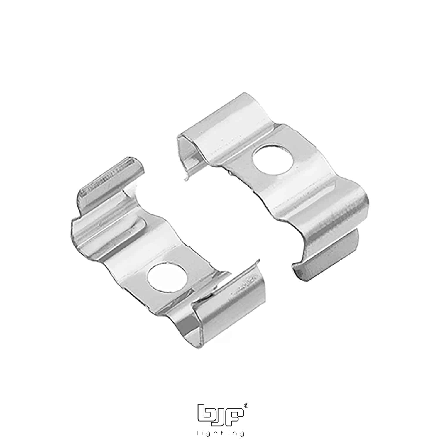 KIT PERFIL DE SUPERFICIE L537+DIFUSOR OPAL+2 TAPAS+3 GRAPAS PLATA 2m 3 L537 Perfil Led De Superficie Grapas