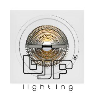 SPOT CUADRADO BASCULANTE ALUMINIO Ø160mm QR111 BLANCO MATE