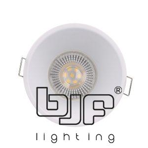 SPOT REDONDO CONCAVO ALUMINIO Ø80mm GU10 BLANCO MATE