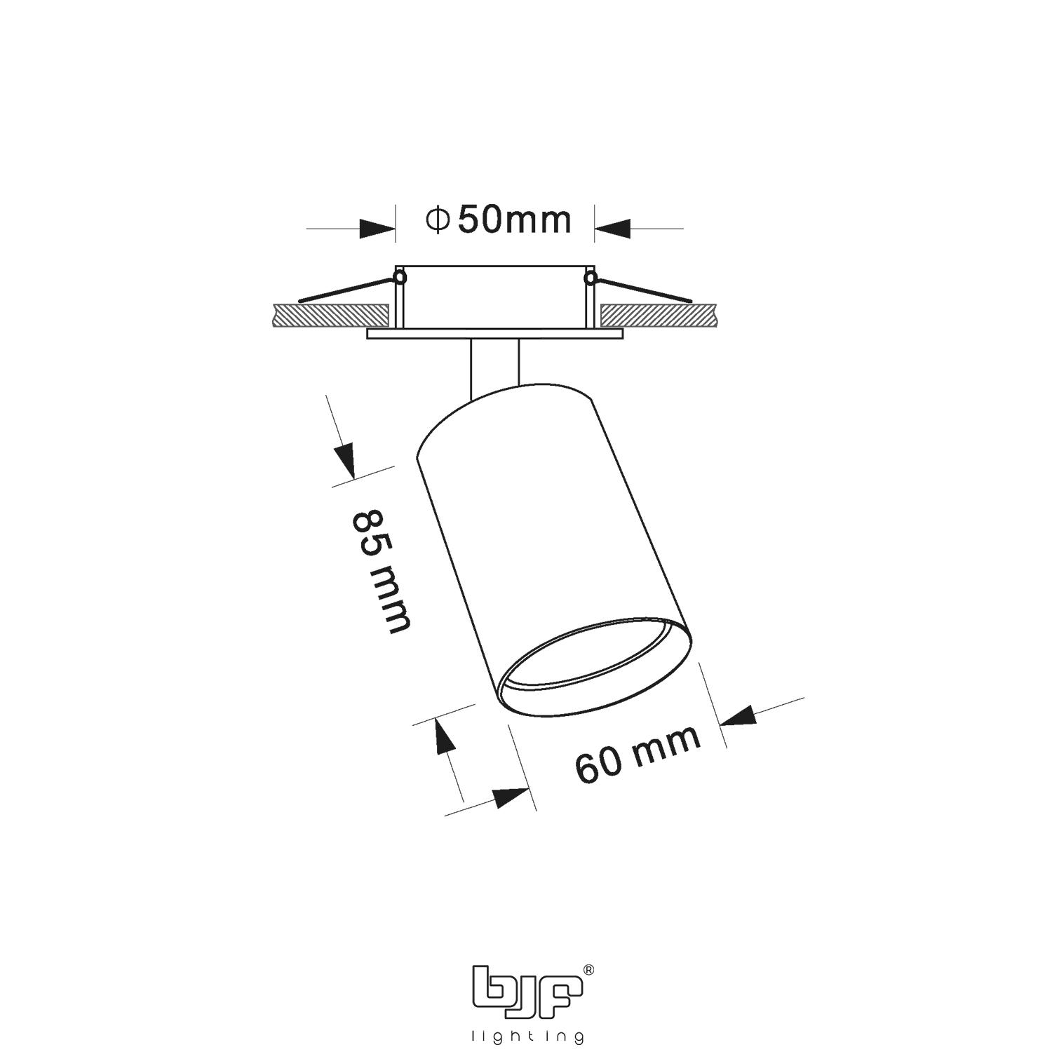PULSE-FOCO SEMIEMPOTRADO ORIENTABLE 3 Pulse-Foco Semiempotrado Orientable Esquema