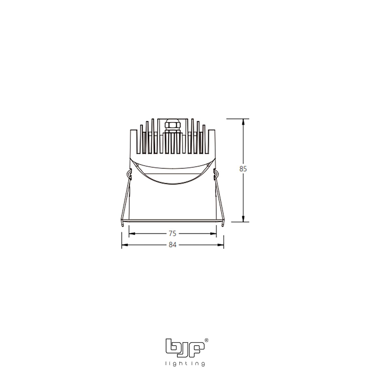 NEPTUNO-SPOT REDONDO FIJO CONCAVO 12W 3CCT IP65 7 Neptuno-Spot Redondo Fijo Concavo 12W 3Cct Ip65 Esquema
