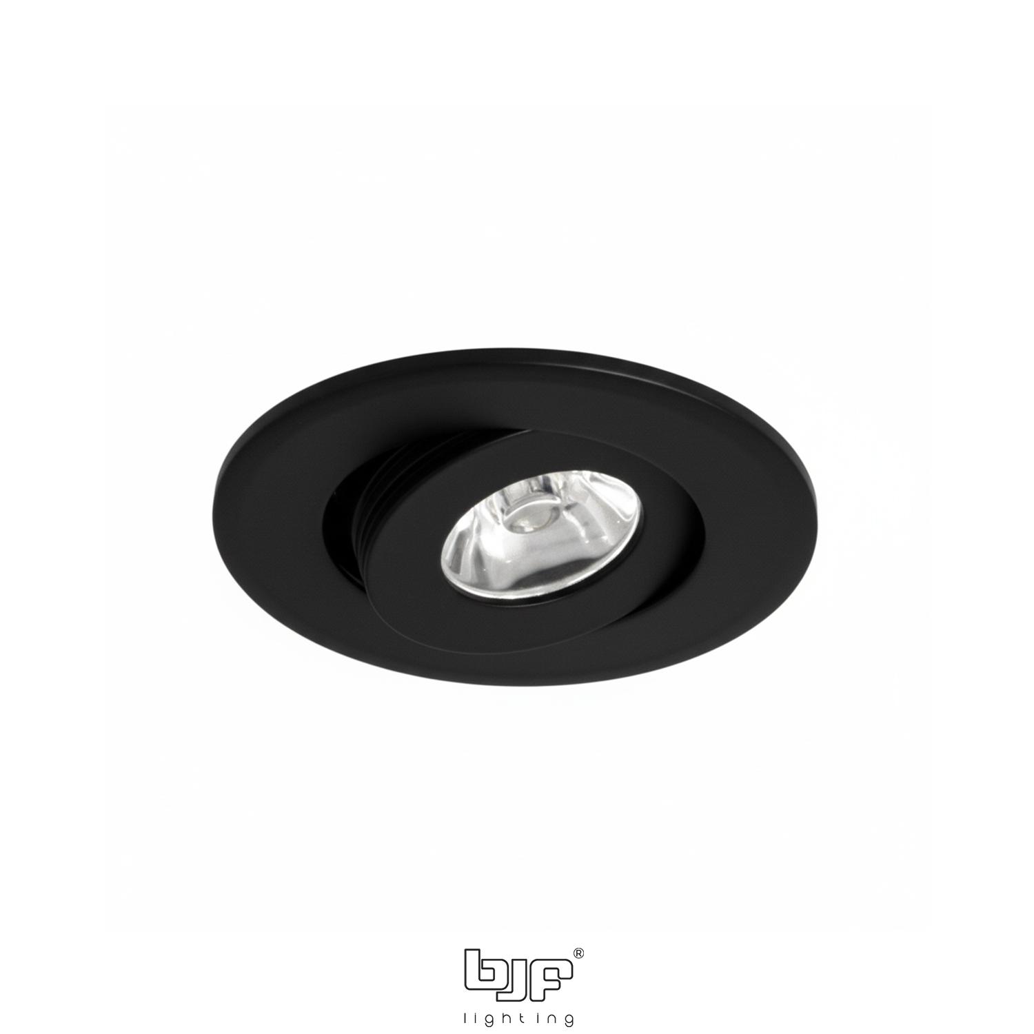 NEXO-SPOT MINI REDONDO BASCULANTE 3W 4 Nexo-Spot Mini Redondo Basculante 3W Negro Mate