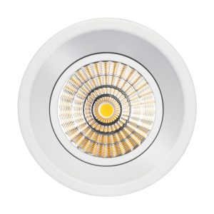 SPOT REDONDO CONCAVO ∅78mm LEDCompact9W BLANCO MATE