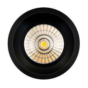 SPOT REDONDO CONCAVO ∅78mm LEDCompact9W NEGRO MATE