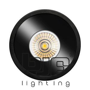 SPOT REDONDO CONCAVO Ø95mm LEDCompact 9W NEGRO MATE