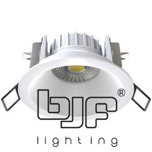 DELTA-SPOT REDONDO FIJO CONCAVO 8W 3CCT TRIAC BLANCO MATE-BLANCO MATE