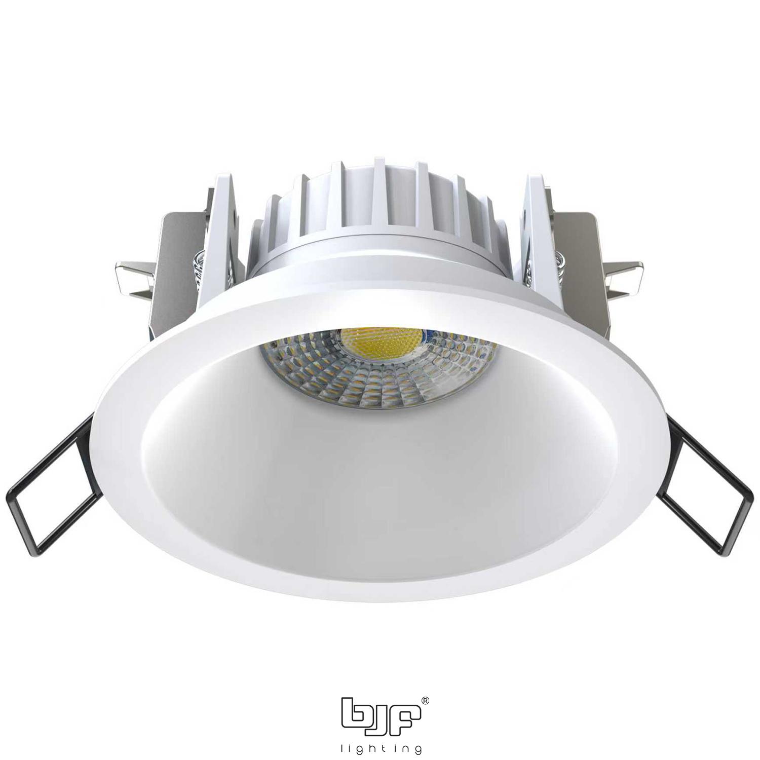 DELTA-SPOT REDONDO FIJO CONCAVO 8W 3CCT TRIAC 1 Delta-Spot Redondo Fijo Concavo 8W 3Cct Triac Blanco Mate-Blanco Mate