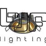DELTA-SPOT REDONDO FIJO CONCAVO 8W 3CCT TRIAC NEGRO MATE-ORO