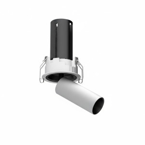SPOT MINI TELESCOPICO BLANCO MATE Ø45mm 7W 3CCT 8-24º TRIAC
