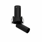 PIVOT-SPOT MINI ORIENTABLE Y TELESCOPICO 7W 3CCT TRIAC NEGRO MATE