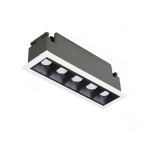 VECTOR 5-SPOT LINEAL 3CCT 5x2W + BLANCO MATE