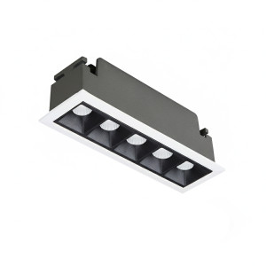 SPOT LINEAL 5x2W BLANCO MATE Ø140x37mm 3CCT 30º