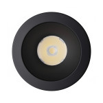CORE-SPOT MINI REDONDO FIJO 5W 3CCT TRIAC + NEGRO MATE