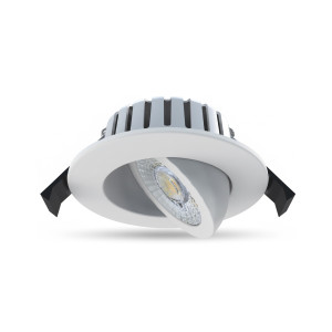 SPOT REDONDO BLANCO MATE LEDCompact 7W 3CCT 38º TRIAC IP65