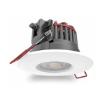 KRAKEN-SPOT REDONDO FIJO 8W 4CCT TRIAC IP65 BLANCO MATE