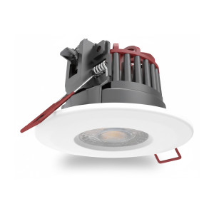 KRAKEN-SPOT REDONDO FIJO 8W 4CCT TRIAC IP65 BLANCO MATE