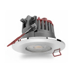 KRAKEN-SPOT REDONDO FIJO 8W 4CCT TRIAC IP65 NÍQUEL RALLADO
