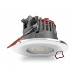 KRAKEN-SPOT REDONDO FIJO 8W 4CCT TRIAC IP65 CROMO