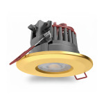 KRAKEN-SPOT REDONDO FIJO 8W 4CCT TRIAC IP65 SATÍN ORO