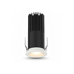 ZERO-SPOT MINI REDONDO FIJO 7W 3CCT TRIAC BLANCO MATE