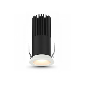 ZERO-SPOT MINI REDONDO FIJO 7W 3CCT TRIAC BLANCO MATE