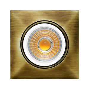 SPOT CUADRADO BASCULANTE Ø74mm PAVON