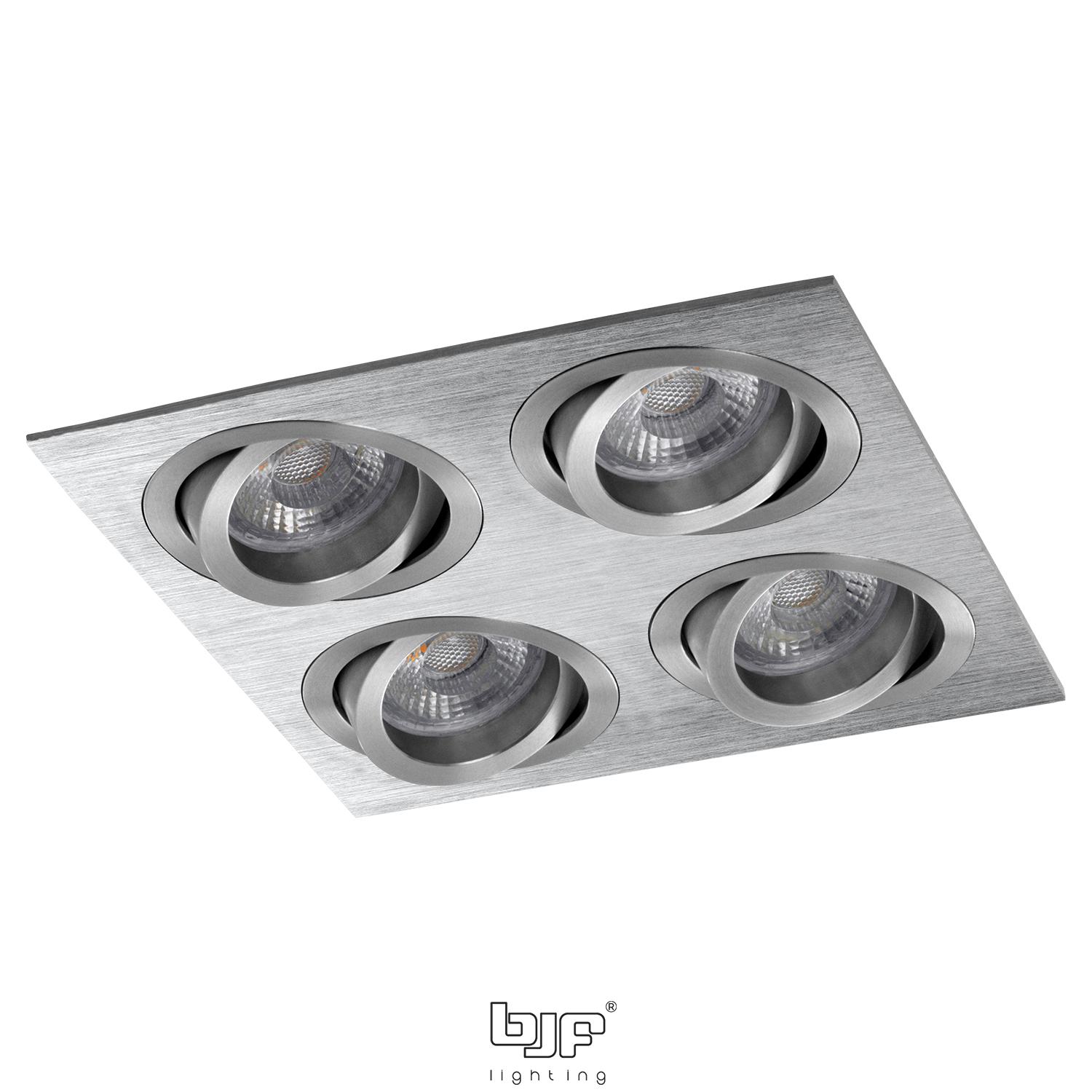 QUAD-ARO CUADRADO BASCULANTE 4 LUCES 2 Quad Rallado