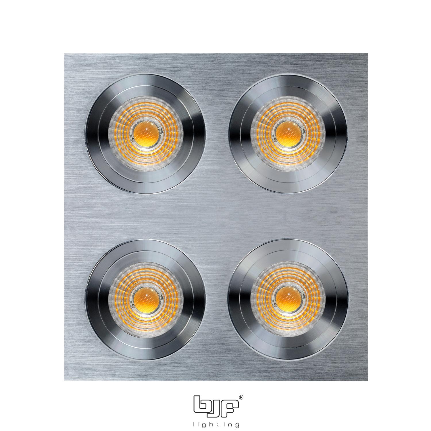 QUAD-ARO CUADRADO BASCULANTE 4 LUCES 1 Quad Rallado
