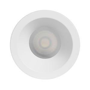 SPOT REDONDO CONCAVO Ø75mm GU10 IP65 BLANCO MATE