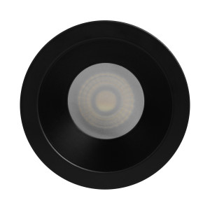 SPOT REDONDO CONCAVO ∅75mm GU10 IP65 NEGRO MATE