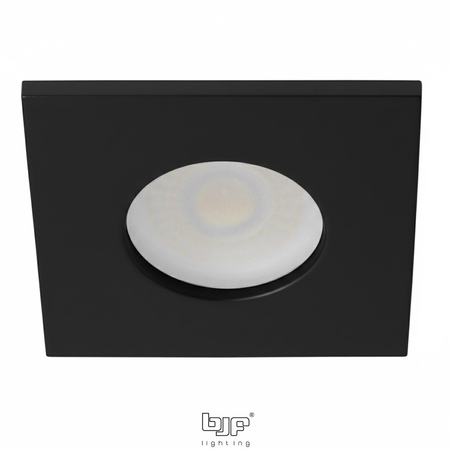 POSEIDON-ARO CUADRADO FIJO IP65 4 Poseidon Negro Mate