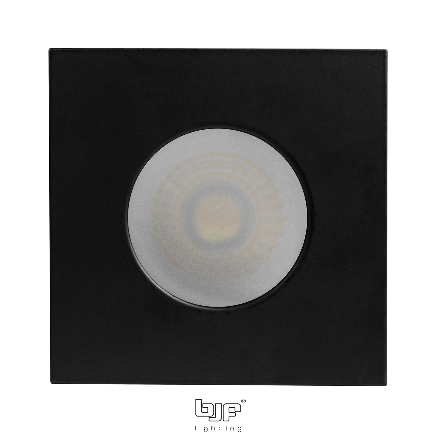 POSEIDON-ARO CUADRADO FIJO IP65 3 Poseidon Negro Mate