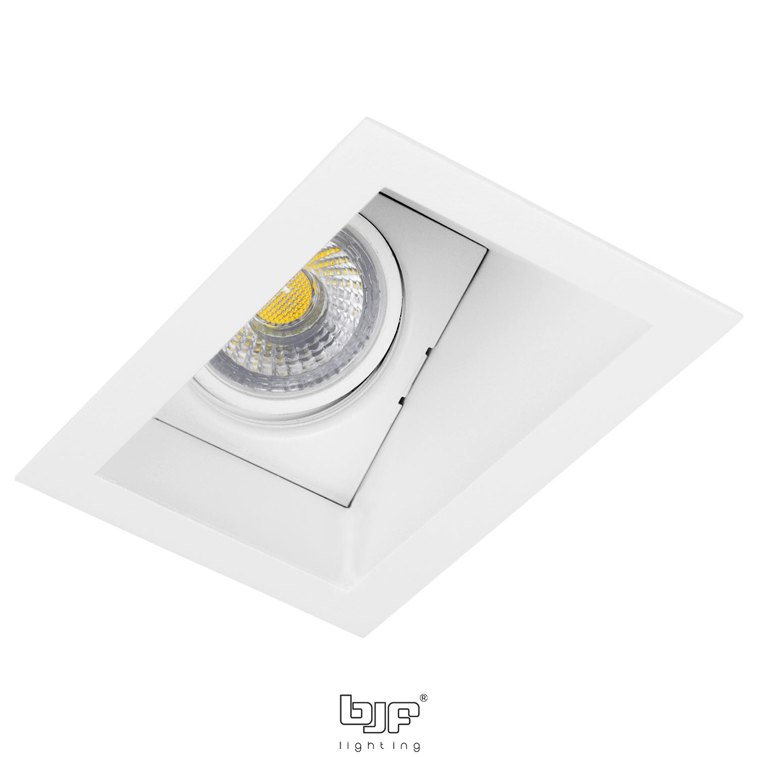 DORSO-ARO RECTANGULAR BASCULANTE CONCAVO 1 LUZ 2 Dorso-Aro Rectangular Basculante Concavo 1 Luz Blanco Mate