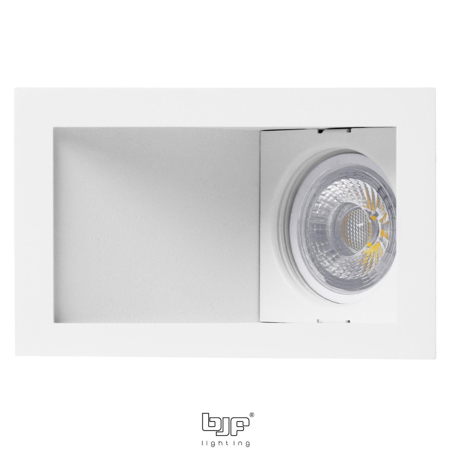 DORSO-ARO RECTANGULAR BASCULANTE CONCAVO 1 LUZ 1 Dorso-Aro Rectangular Basculante Concavo 1 Luz Blanco Mate