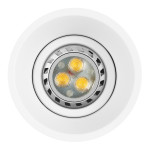 ASTRA-ARO MINI REDONDO BASCULANTE CONCAVO BLANCO MATE