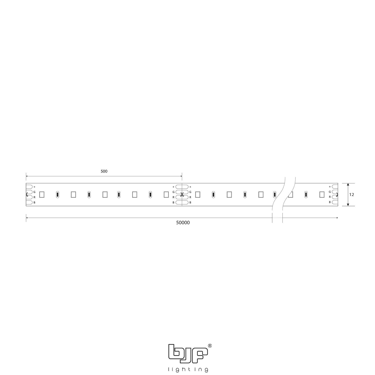 LIXA-TIRA LED PRO 230V RGB 12W 72LED (1m) 2 Lixa-Tira Led Pro 230V Rgb 12W 72Led + Esquema